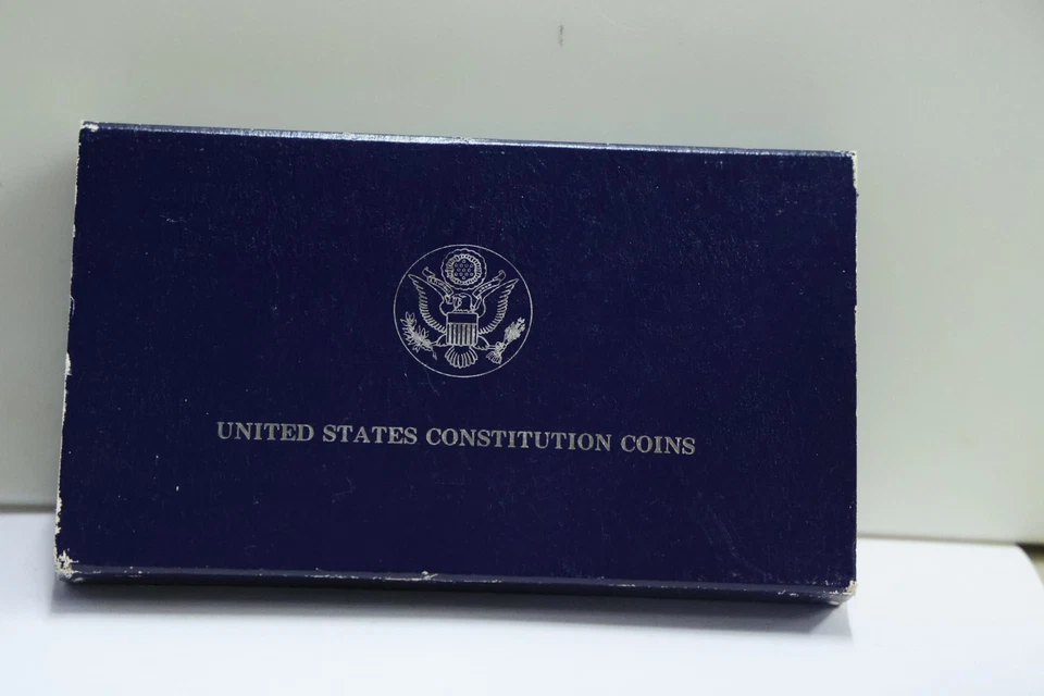 1987 S Constitution Proof Commemorative 90% Silver Dollar $1 - Image 3 of 4