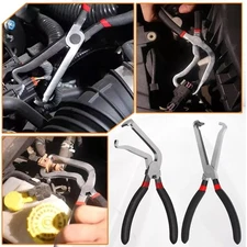 2PCS Electrical Disconnect Pliers Fuel Line Petrol Clip Pipe Pliers Repair Tools