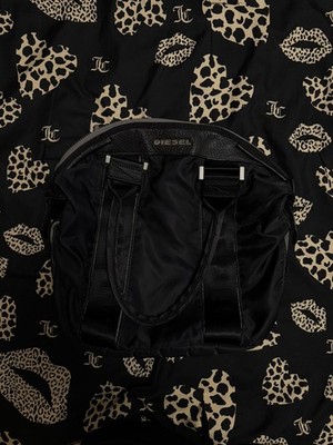 Diesel Should Bag Gray Y2K Nylon Vintage