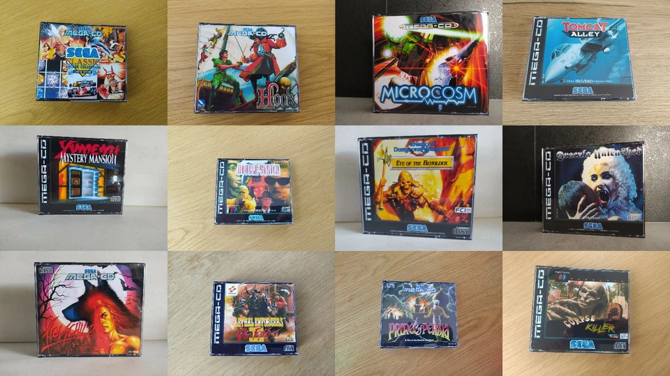 Sega Mega-CD REPROS | Jeux au choix | Boitier et disque Mega CD PAL Hook Jaguar - Photo 4/4