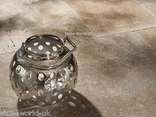 Sample of Tumbled Walnut (Noce) Travertine Wall & Floor Tiles