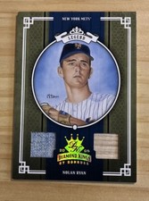 2005 Diamond Kings #437 Nolan Ryan Crowning Moments  Relic 35/50 RARE!! Baseball