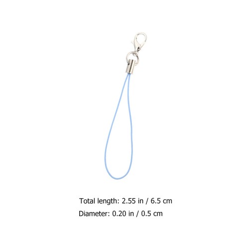50 Pcs Lobster Buckle Rope Keychain Cords Mobile Phone Lanyards DIY - Zdjęcie 6 z 12