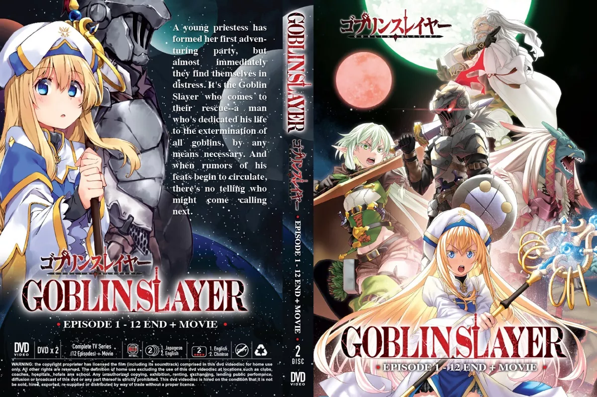 Goblin Slayer (VOL.1 - 12 End + Movie) ~ All Region English Dubbed Version  ~ DVD