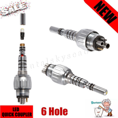 Dental 6-Loch Schnellkupplung für kavo MULTIflex LUX Fiber Optic Handpiece
