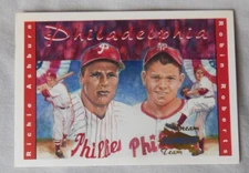 2001 Sunoco Dream Team #9 Richie Ashburn Robin Robers Baseball Card nm-mt+