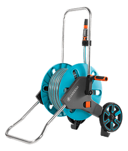 GARDENA Schlauchwagen AquaRoll M Metal Set inkl. 20 Meter Schlauch + Zubehör