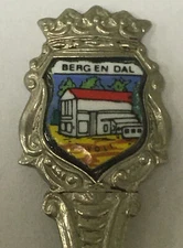 Vintage Souvenir Spoon Collectible Bergen Dal Tivoli Denmark