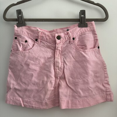 Vintage Rare Lee Jeans Baby Pink Tencel Denim Mini Skirt Size 10 Low Waist  90s Australia