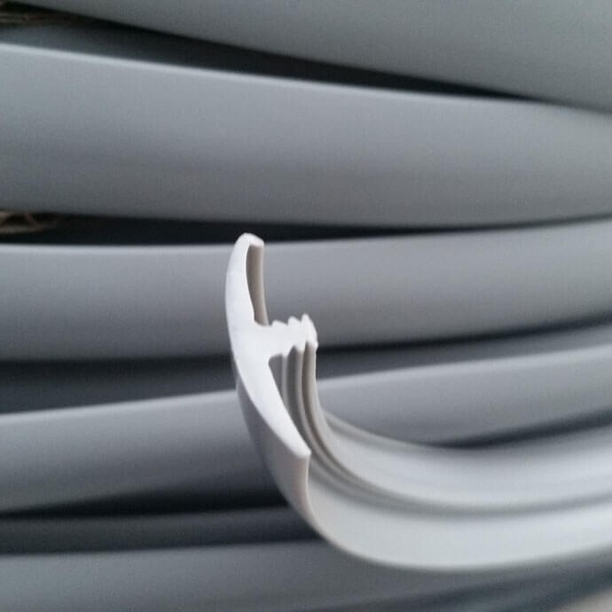 T TRIM EDGING SINGLE LIPPED KNOCK ON TRIM FOR CAMPERVAN FURNITURE BOARD