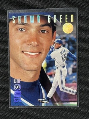 Shawn Green 1996 Leaf Studio Silver One OF One Hundred Blue Jays #108