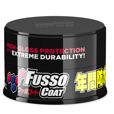 (167,50 /kg) SOFT99 Fusso Coat 12M Dark Wachs Versiegelung 200g NEUE VERSION