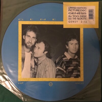 Genesis - In Too Deep - Limited Edition 12  Picture Disc Virgin Records 1986.
