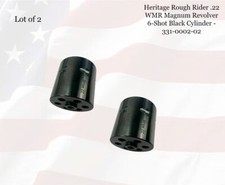 LOT of 2 Heritage Rough Rider .22 WMR Magnum Revolver 6rd Cylinder 331-0002-02
