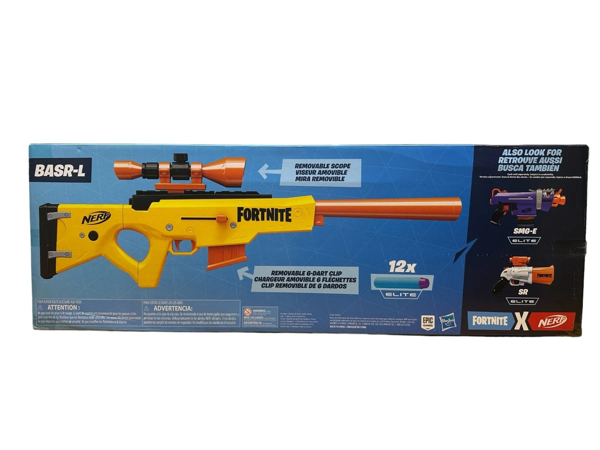 New Nerf Fortnite BASR-L Unboxing: Fortnite Nerf Sniper Rifle Goodness 