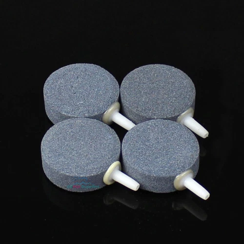 Aquarium Air Disk Stone 4 Pack Aerator Fish Tank Pump Hydroponics Oxygen