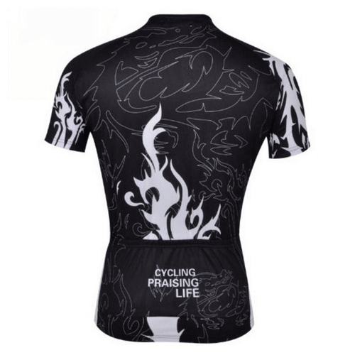 Men's Road Bike Clothes Short Sleeve Cycling Jersey and Padded (Bib) Shorts Set - Picture 4 of 9