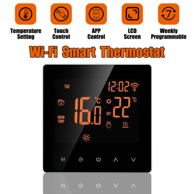 Raumthermostat Fußbodenheizung Raumtemperaturregler Raumregler Digital WIFI LCD