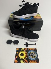 HEELYS RACER 20 Skate Shoes Black HE100763H Youth Size 6, Covers Tool, W/Box