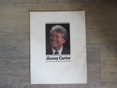 Vintage Jimmy Carter Democrat for President Presidential Campaign Brochure 1976