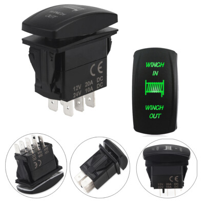 LED-Mafia Toggle Rocker Switch - 12V 24V LED Illuminated - Waterproof For Car Truck Boat