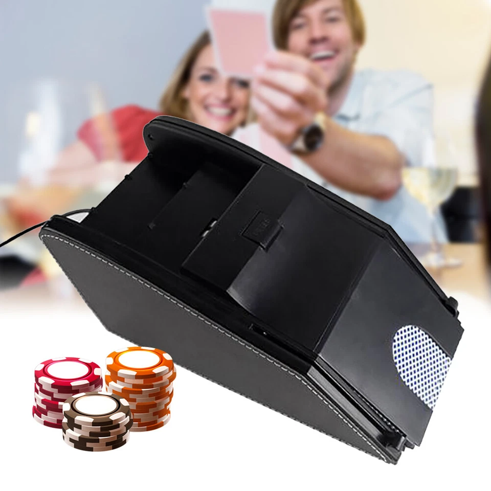 Dispensador automático de cartão eletrônico cassino embaralhador dispensador de negociação máquina de embaralhar EUA - Imagem 2 de 4