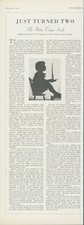 1928 Just Turned Two Helen Treyz Smith Columb...