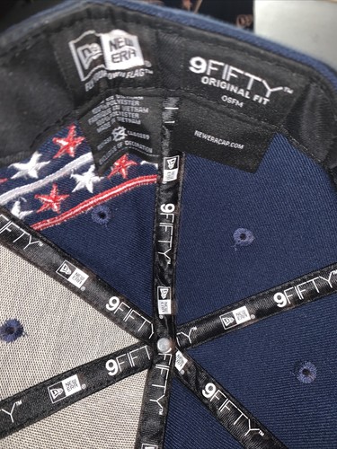 Gorra New Era 9Fifty Snapback - New England Patriots Navy Throwback Pat Patriot - Imagen 7 de 9
