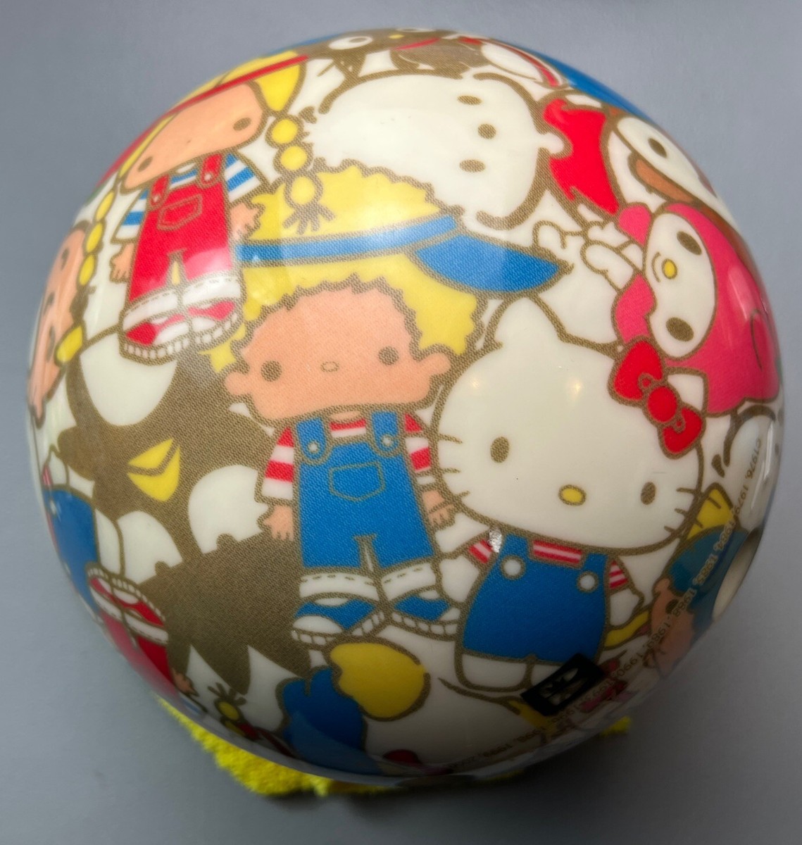 Limited Edition 50th Anniversary Sanrio Bowling Ball. Hello