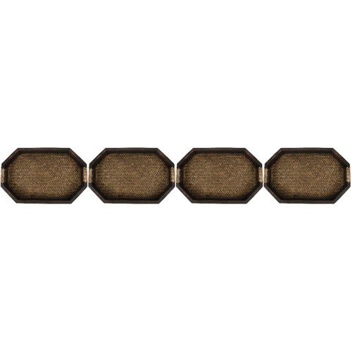 4pcs Rectangular Bamboo Wood Tray Serving Tray Food Tray Coffee Cup Tray Tea - Zdjęcie 10 z 12