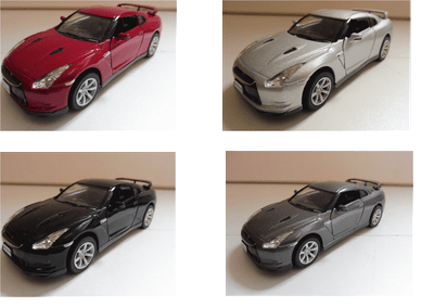 PROMO NISSAN GTR-R35 NOIR 1//36 KINSMART METAL Neuf