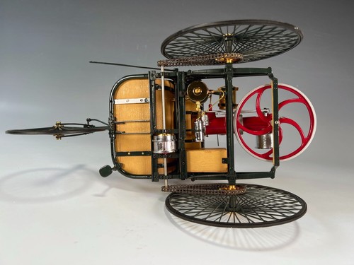 Franklin Mint The First Automobile 1886 Benz Patent Motorwagen 1:8 Diecast Car - Picture 5 of 14