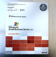 Microsoft Windows Small Business Server 2003 License Pack 20 Licenses 