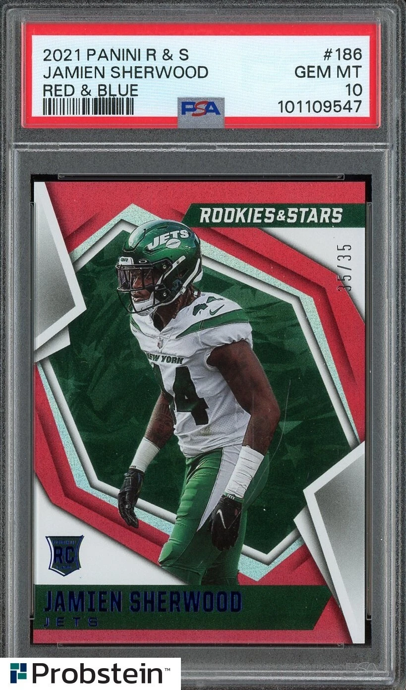 Jamien Sherwood Panini Rookies & Stars #186 Red & Blue