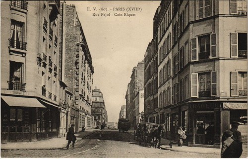 CPA PARIS 18e - Rue Pajol (59861) | eBay