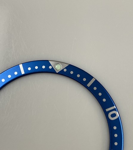 Inserto de bisel Seiko azul 38 mm para buzo para hombre SKX007/009/175 6105 7002 6309 7548 - Imagen 3 de 4