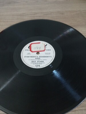 Kay Starr Record 78RPM Everybody's Somebody's Fool / Oh Babe Capitol 1278