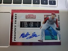 Matt Gorski 2019 Panini Contenders Draft Picks #45 12/99 Autograph Rookie 