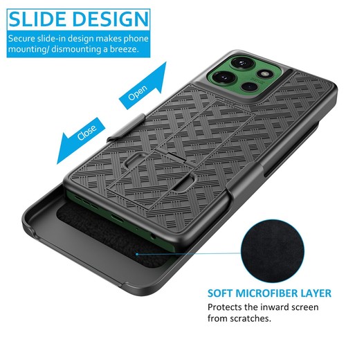 Funda para Motorola Moto G Power/G Stylus 5G 2025 2024 + Funda con clip para cinturón - Imagen 8 de 11