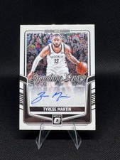 2025 Optic Tyrese Martin Autograph Signature Series Brooklyn Nets