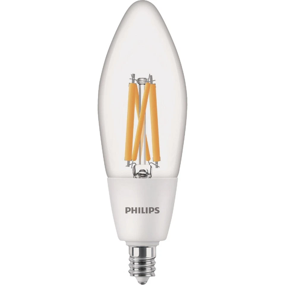 Philips 40W Equivalent Soft White B11 Dusk to LED Decorative Light Bulb - Image 4 of 4