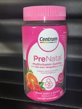 Centrum PreNatal Multivitamin Gummies, with Folic Acid & 50mg DHA
