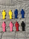 Vintage Mighty Morphin Power Rangers Zord Mini Figures 8 pc Lot Pilot 1990s