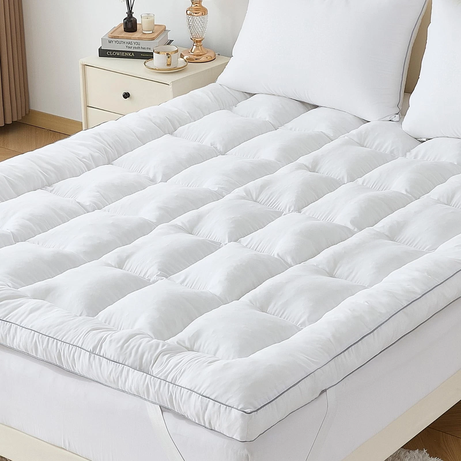 2 Inch Memory Foam Mattress Topper Twin for Back Pain, Extra Soft Pillow Top Mat
Opens in a new wind