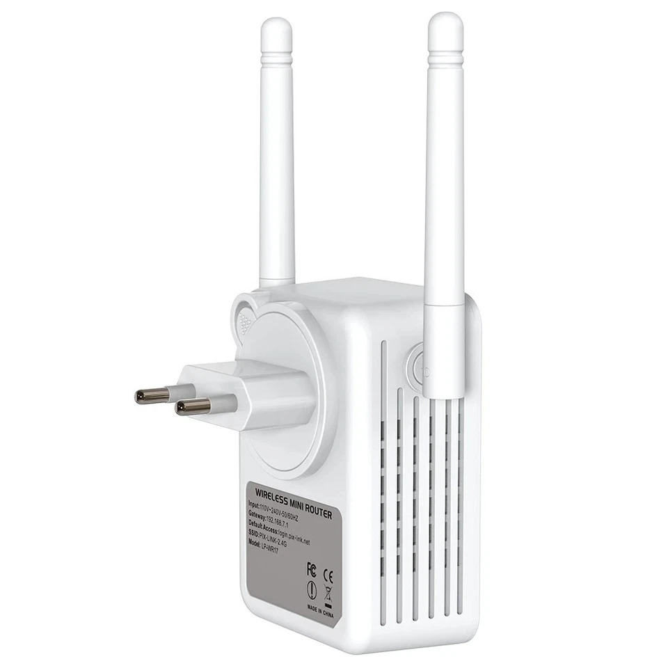 Wifi DuoBoost 300Mbit/s 2.4Ghz WLAN Verstärker WiFi Repeater mit WPS - Bild 3 von 4