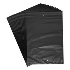 Heat shrinkable envelopes, 100pcs 35x50cm black for wrapping