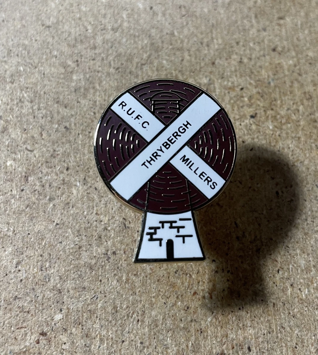 Two silver & enamel football medals by Fattorini & Sons including a