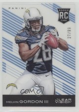2015 Clear Vision Rookie Blue 27/99 Melvin Gordon (Ball in Both Hands) #105 0af