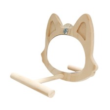 Bird Mirror with Perch Bird Parakeet Mirror Hanging Play Bird Branches Playing