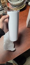 blank white stainless steel sublimation tumbler with a lid 20oz